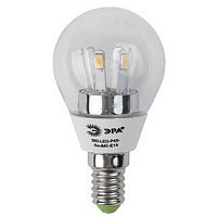 Лампа светодиодная ЭРА (ECO) Р45-6W-827-E14 (глоб, теплый свет) (Б0019075)