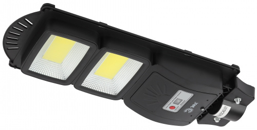 Светильник ЭРА консольный на солн. бат. COB 40W с датч. движ. ПДУ 750lm 5000К IP65 (6/126) (Б0046793)