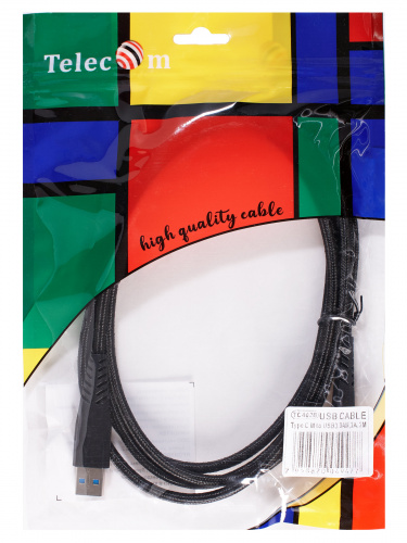 Кабель-переходник USB 3.1 Type-C(M)--> USB 3.0 Am, 2метра TELECOM <TC402B-2M> (1/125) фото 2 Кабель-переходник USB 3.1 Type-C(M)--> USB 3.0 Am, 2метра TELECOM <TC402B-2M> (1/125) фото 2