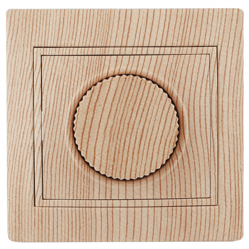 Светорегулятор INTRO поворотный, 600Вт 230В, скрытой установки, Plano, сосна (1/10/200/2000) (Б0030093) фото 7 Светорегулятор INTRO поворотный, 600Вт 230В, скрытой установки, Plano, сосна (1/10/200/2000) (Б0030093) фото 7