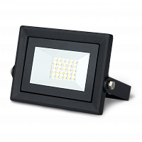 Прожектор светодиодный GAUSS Qplus 20W 2000lm 6500K 200-240V IP65 черный (1/20) (613511320)
