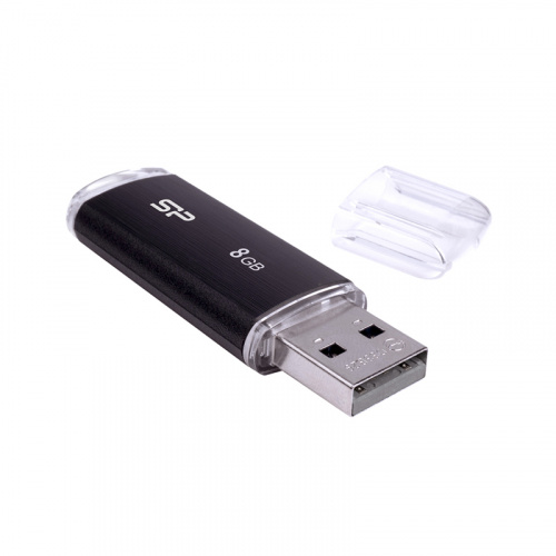 Флеш-накопитель USB  8GB  Silicon Power  Ultima U02  чёрный (SP008GBUF2U02V1K) фото 6