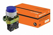Кнопка BL61 без подсветки синий 1з TDM (SQ0704-0051)