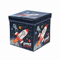 Короб для хранения DEFENDER HOME Space с крышкой, PP, 30*30*30 см (1/13) (GS544)