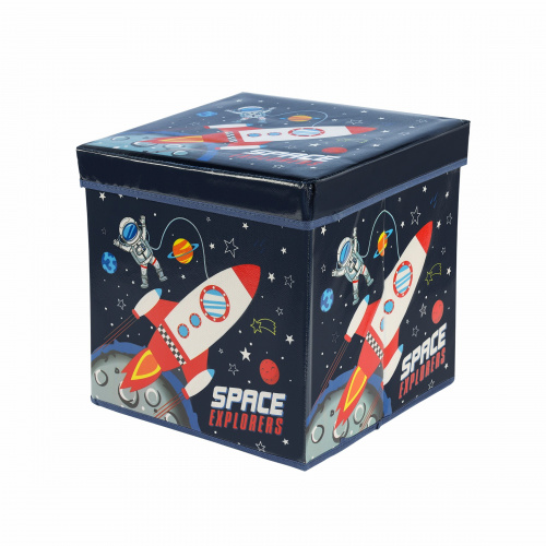 Короб для хранения DEFENDER HOME Space с крышкой, PP, 30*30*30 см (1/13) (GS544)