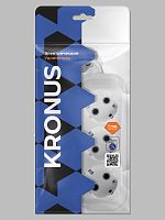 Удлинитель КRONUS 3 гнезда 1,5 метра 16А/3,5 кВт с заземлением ПВС 3х1,0 (G-16-3-1,5) (1/40) (KRS-04-0010)