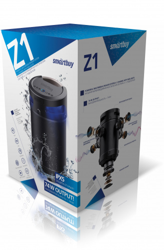 Колонка портативная Smartbuy Z1, 4.1, 74Вт, напольная, IPX5, Bluetooth, MP3, FM-радио, караоке (арт.SBS-970) (1/2) фото 4