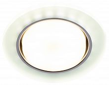Светильник ЭРА встраиваемый с LED подсветкой DK LD51 FR GX53 белый матовый (1/50) (Б0057465)