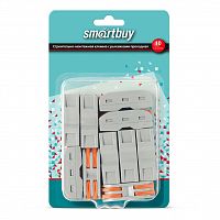 Строительно-монтажная клемма SMARTBUY с рычажками проходная 2 полюса, 10шт. (SBE-ptcwcc-2-rp) (1/35)