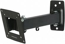 Кронштейн для телевизора Kromax OPTIMA-103 черный 10"-28" макс.25кг настенный поворотно-выдвижной и  (28 003)
