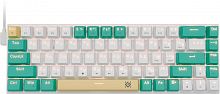Клавиатура проводная игровая механическая DEFENDER Vexx Pro GK-084 RU, RGB, 68кн, красн.св, белый/зеленый (1/10) (45084)