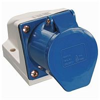 Розетка 123 стационарная 2Р+РЕ 32А 220В IP44 TDM (1/60) (SQ0602-0004)