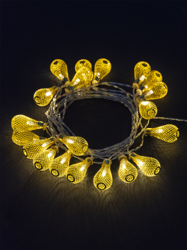 Гирлянда TDM ССГ "Бусины" на солнечной батарее, 4 м, 20 LED, желтый, IP54, (1/48) (SQ0330-0117) фото 5 Гирлянда TDM ССГ "Бусины" на солнечной батарее, 4 м, 20 LED, желтый, IP54, (1/48) (SQ0330-0117) фото 5