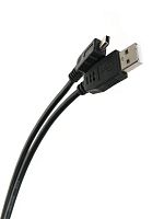 Кабель USB 2.0 A-->mini-B 5P (1м) черный, Telecom<TC6911BK-1.0M> (1/250)
