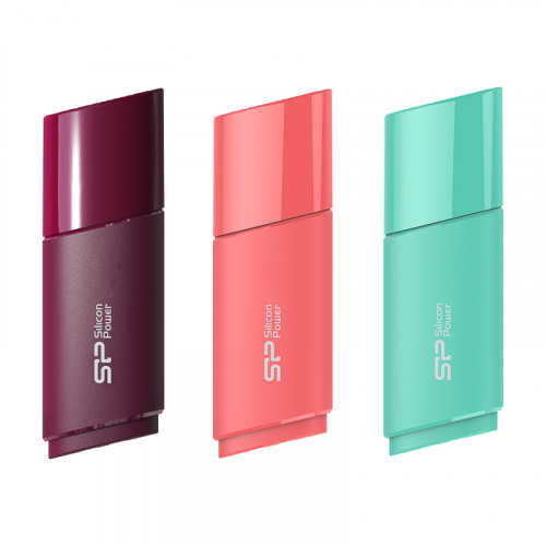 Флеш-накопитель USB  32GB  Silicon Power  Ultima U06  розовый (SP032GBUF2U06V1P) фото 7