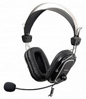 Гарнитура A4TECH HU-50 2м USB оголовье, черный (1/20)