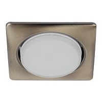 Светильник ЭРА под лампу GX53 KL71 SB, , квадрат, 13W, 220V,бронза (1/100) (Б0017636)