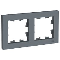 Рамка 2-м ATLASDESIGN универс. грифель Systeme Electric ATN000702 (1/10/60)