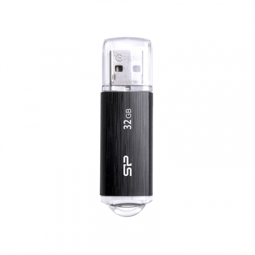 Флеш-накопитель USB  32GB  Silicon Power  Ultima U02  чёрный (SP032GBUF2U02V1K)