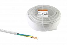 Провод TDM ПВС 5х1 ГОСТ (100м), белый (SQ0118-0140)