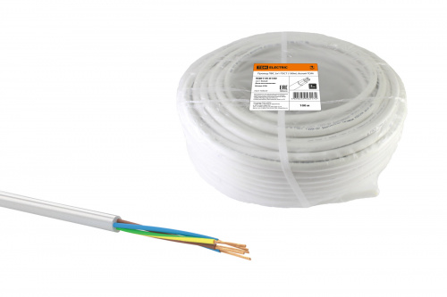 Провод TDM ПВС 5х1 ГОСТ (100м), белый (SQ0118-0140) Провод TDM ПВС 5х1 ГОСТ (100м), белый (SQ0118-0140)