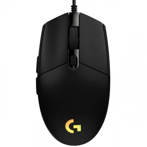 Мышь проводная игровая LOGITECH G102 Lightsync оптическая (8000dpi) USB (6but), (910-005808), черный (1/15)