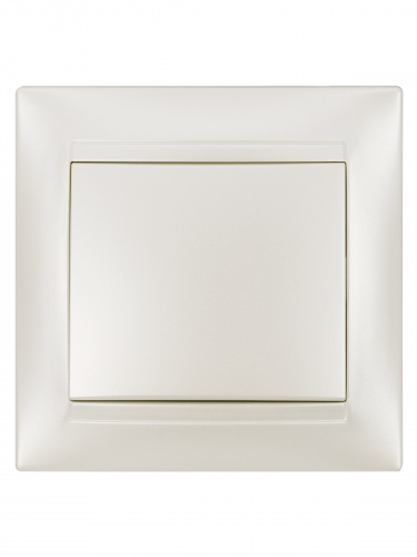 Выключатель 1 кл. 10А перламутр "Лама" (10/120) TDM (SQ1815-0801) фото 5