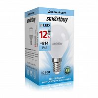 Лампа светодиодная SMARTBUY P45 12Вт 220V 4000K E14 (нейтральный свет) (10/100) (SBL-P45-12-40K-E14)