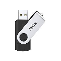 Флеш-накопитель USB  32GB  Netac  U505  чёрный/серебро (NT03U505N-032G-20BK)