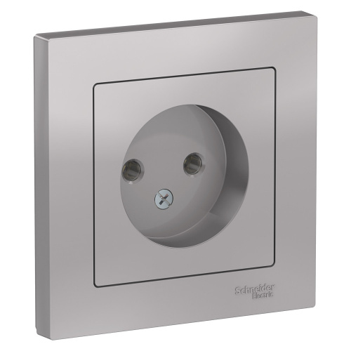 Розетка 1-м С/У ATLASDESIGN 16А IP20 без заземл. в сборе алюм. Systeme Electric ATN000340 (1/10/60) Розетка 1-м С/У ATLASDESIGN 16А IP20 без заземл. в сборе алюм. Systeme Electric ATN000340 (1/10/60)