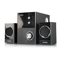 Акустика Microlab M-223, 2.1, мощность 17 Вт RMS, РАЗЪЕМЫ: Выход 2RCA, Вход 2RCA, черный (1/4) (80003127)