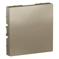 Заглушка ATLASDESIGN шампань без суппорта для многопостовых рамок Systeme Electric ATN000509 (1/5)