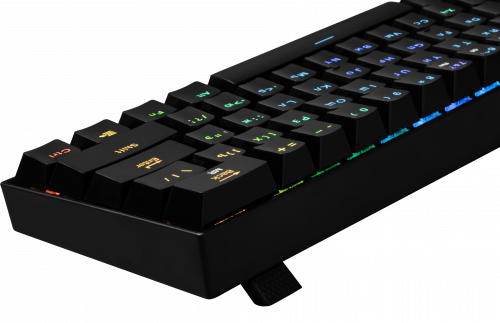 Клавиатура беспроводная REDRAGON Draconic RU,RGB, bluetooth 5.0, черная (1/20) (77696) фото 6
