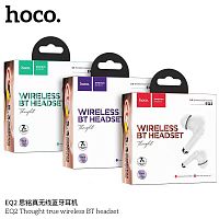 Наушники внутриканальные HOCO EQ2 Thought, пластик, bluetooth 5.3, микрофон, цвет: белый (1/14/140) (6931474798534)