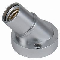 Патрон ECOLA накладной наклонный E14 Серебряный (20/1000) (AB4SNSEAY)