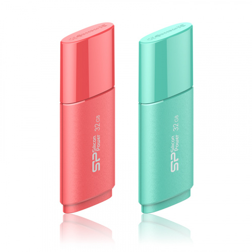 Флеш-накопитель USB  32GB  Silicon Power  Ultima U06  розовый (SP032GBUF2U06V1P) фото 6