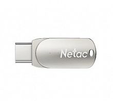 Флеш-накопитель USB 3.0  128GB  Netac  U785C Dual  серебро  (USB 3.0/3.1 + Type C) (NT03U785C-128G-32PN)