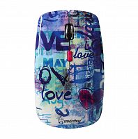 Беспроводная мышь Smartbuy 327AG, принт Love (1/40) (SBM-327AG-LV-FC)