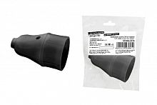Кабельная розетка 2П б/з черная 10А 250B серии "Народная" (SQ1806-0410)