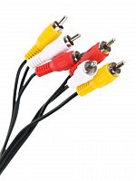 Кабель соединительный TELECOM 3xRCA (M) / 3xRCA (M), 2 м. (1/200) (TAV7150-2M)