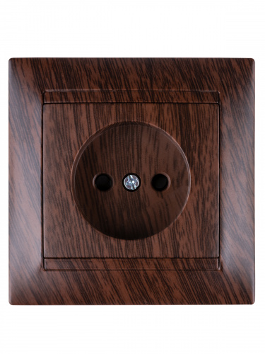 Розетка 2П 10А 250В с защ. шт. венге , с/у, "Лама" (10/120) TDM (SQ1815-0410) фото 4 Розетка 2П 10А 250В с защ. шт. венге , с/у, "Лама" (10/120) TDM (SQ1815-0410) фото 4