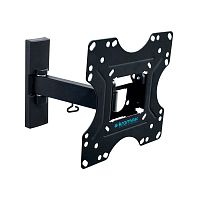 Кронштейн для LED/LCD телевизоров Kromax OPTIMA-213 black, 20"-43",нак. +5° -12°, пов. 180°, 8 шт/уп. (29009)