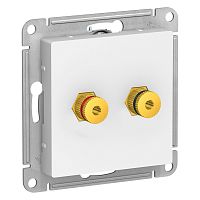 Механизм аудиорозетки 2-м С/У ATLASDESIGN бел. Systeme Electric ATN000187 (1/10/60)