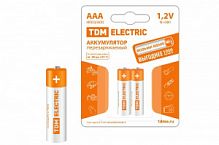 Аккумулятор TDM AAA-600 mAh Ni-MH BP-2 (2/24/288) (SQ1702-0073)