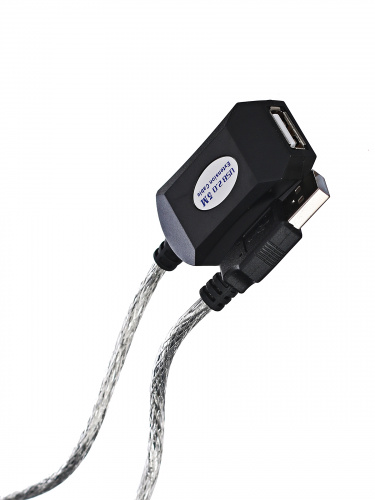 Кабель-адаптер AOPEN USB 2.0 - repeater (AM-AF), 5 м. (1/30) (ACU823-5M)