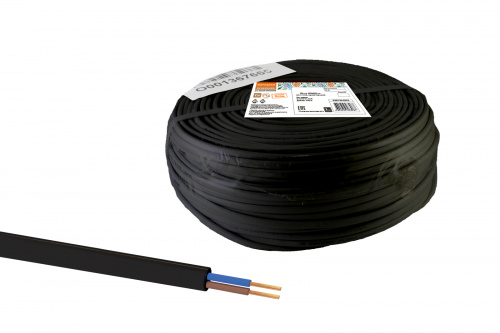 Провод НАРОДНЫЙ ШВВПмб 2х0,5 (100м), черный (SQ0120-0303) Провод НАРОДНЫЙ ШВВПмб 2х0,5 (100м), черный (SQ0120-0303)