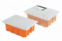 Распаячная коробка СП 120х92х45мм, крышка, IP20, инд. штрихкод, TDM (1/98) (SQ1402-1008)