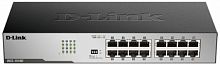 Коммутатор неуправляемый D-Link DGS-1016D/I2A (I1A) с 16 портами 10/100/1000Base-T