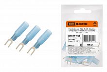 Наконечник НВИ-Т 2,5–5 вилка в термоусаживаемой манжете (100шт) TDM (1/100) (SQ0589-0105)