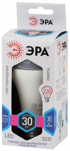 Лампа светодиодная ЭРА STD LED A65-30W-840-E27 E27 / Е27 30Вт груша нейтральный белый свет (1/100) (Б0048016) фото 2